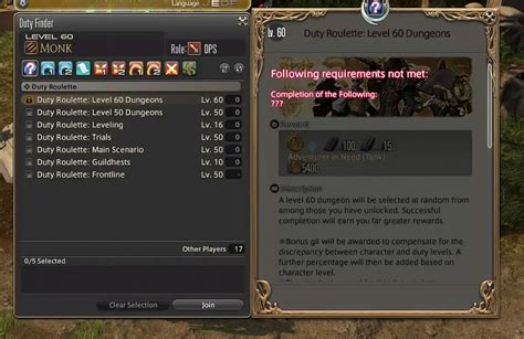 ffxiv main scenario roulette|FF14 Best Roulette For Leveling [Top 5] .